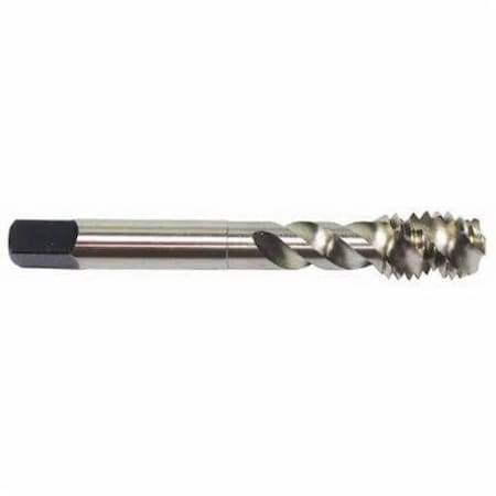 Spiral Flute Tap, Series 2102, Imperial, UNC, 1126, SemiBottoming Chamfer, 4 Flutes, HSS, Brigh